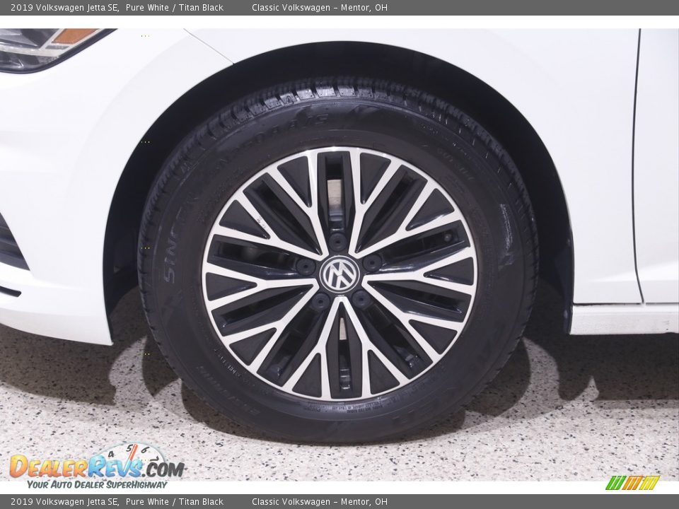 2019 Volkswagen Jetta SE Pure White / Titan Black Photo #20