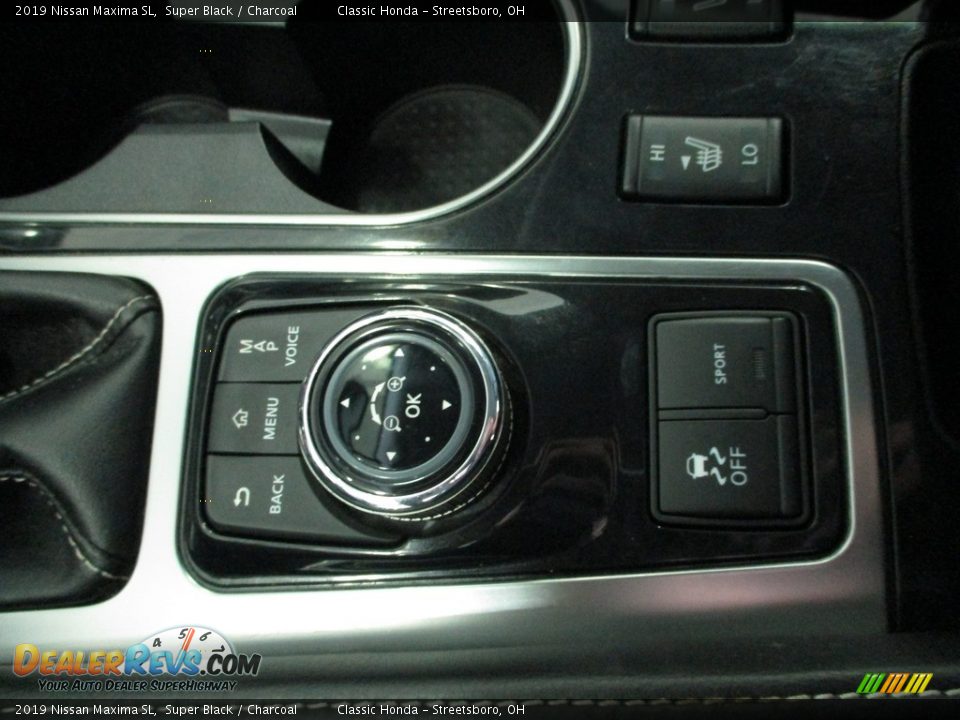 2019 Nissan Maxima SL Super Black / Charcoal Photo #34