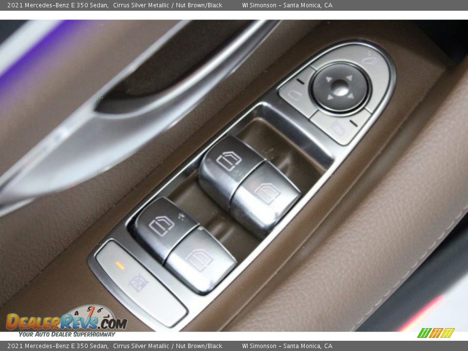 2021 Mercedes-Benz E 350 Sedan Cirrus Silver Metallic / Nut Brown/Black Photo #9