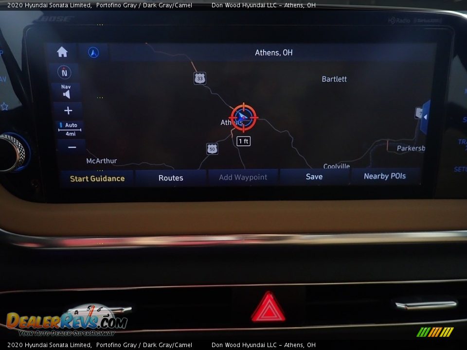 2020 Hyundai Sonata Limited Portofino Gray / Dark Gray/Camel Photo #3