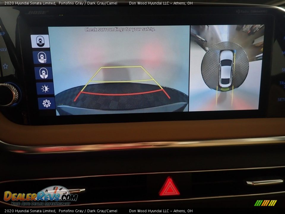 2020 Hyundai Sonata Limited Portofino Gray / Dark Gray/Camel Photo #4