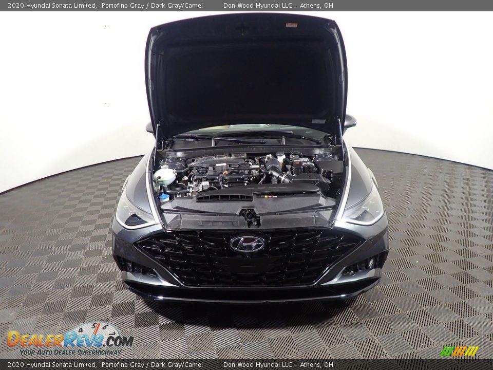 2020 Hyundai Sonata Limited Portofino Gray / Dark Gray/Camel Photo #8