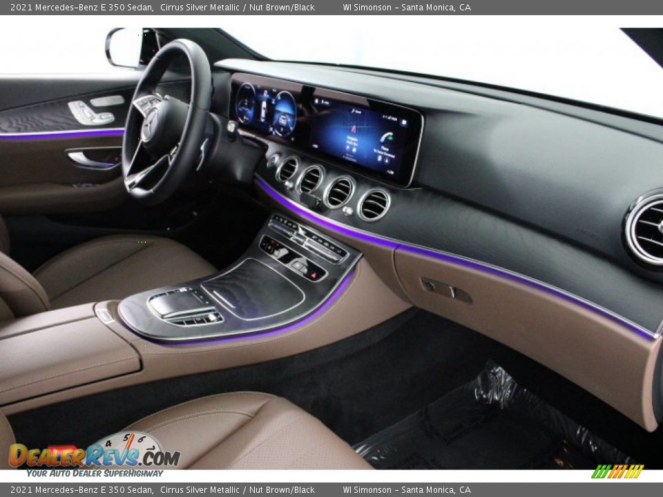 2021 Mercedes-Benz E 350 Sedan Cirrus Silver Metallic / Nut Brown/Black Photo #27