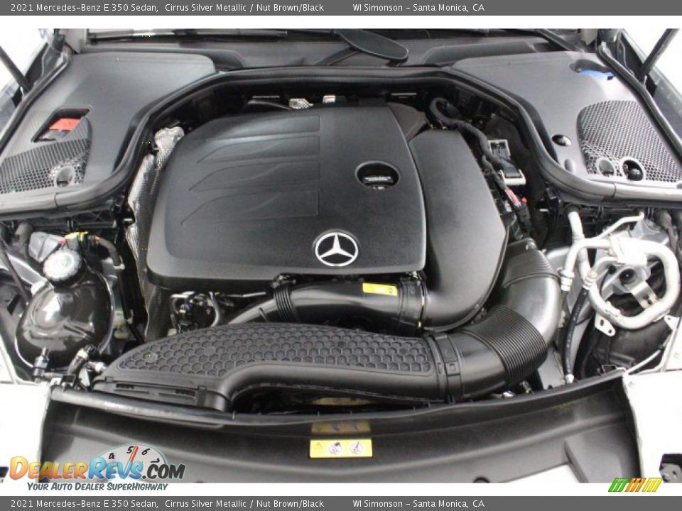 2021 Mercedes-Benz E 350 Sedan Cirrus Silver Metallic / Nut Brown/Black Photo #32