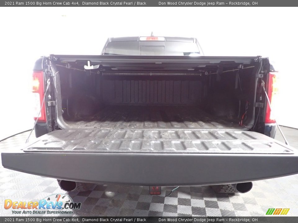 2021 Ram 1500 Big Horn Crew Cab 4x4 Diamond Black Crystal Pearl / Black Photo #10