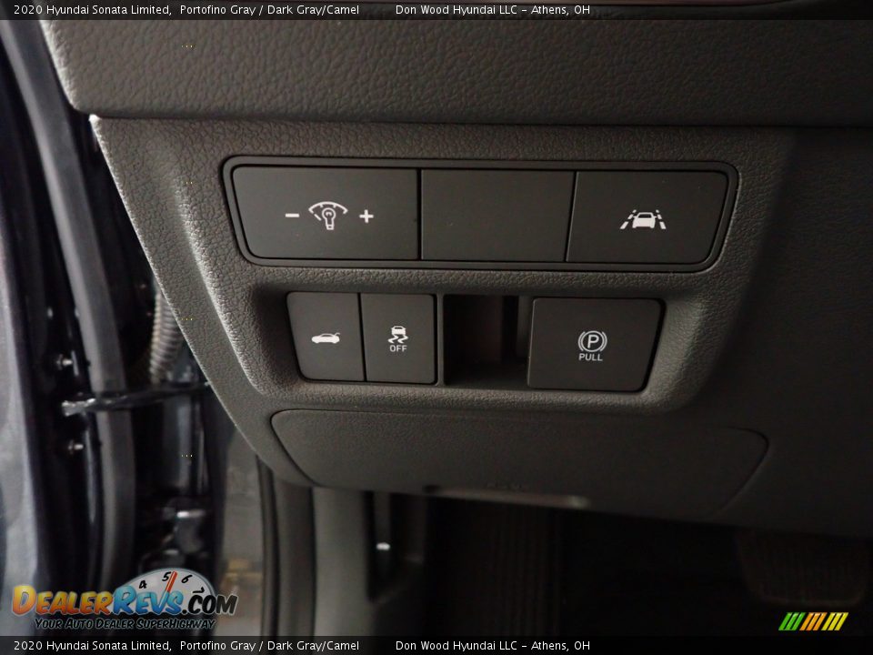 2020 Hyundai Sonata Limited Portofino Gray / Dark Gray/Camel Photo #33