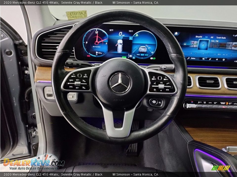 2020 Mercedes-Benz GLS 450 4Matic Selenite Gray Metallic / Black Photo #16