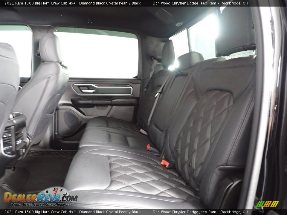 2021 Ram 1500 Big Horn Crew Cab 4x4 Diamond Black Crystal Pearl / Black Photo #26