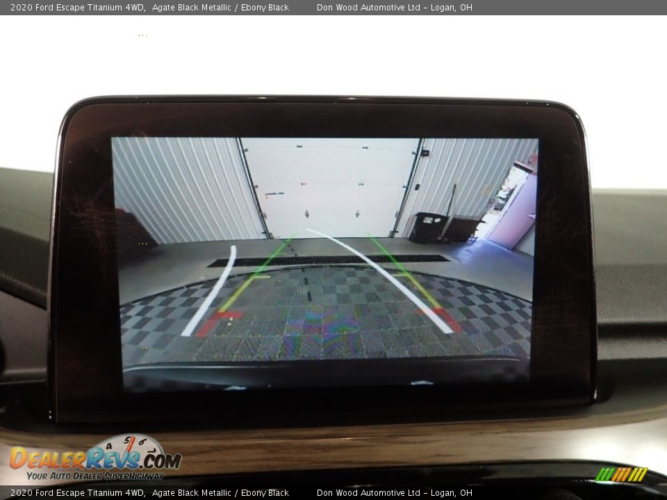 2020 Ford Escape Titanium 4WD Agate Black Metallic / Ebony Black Photo #4
