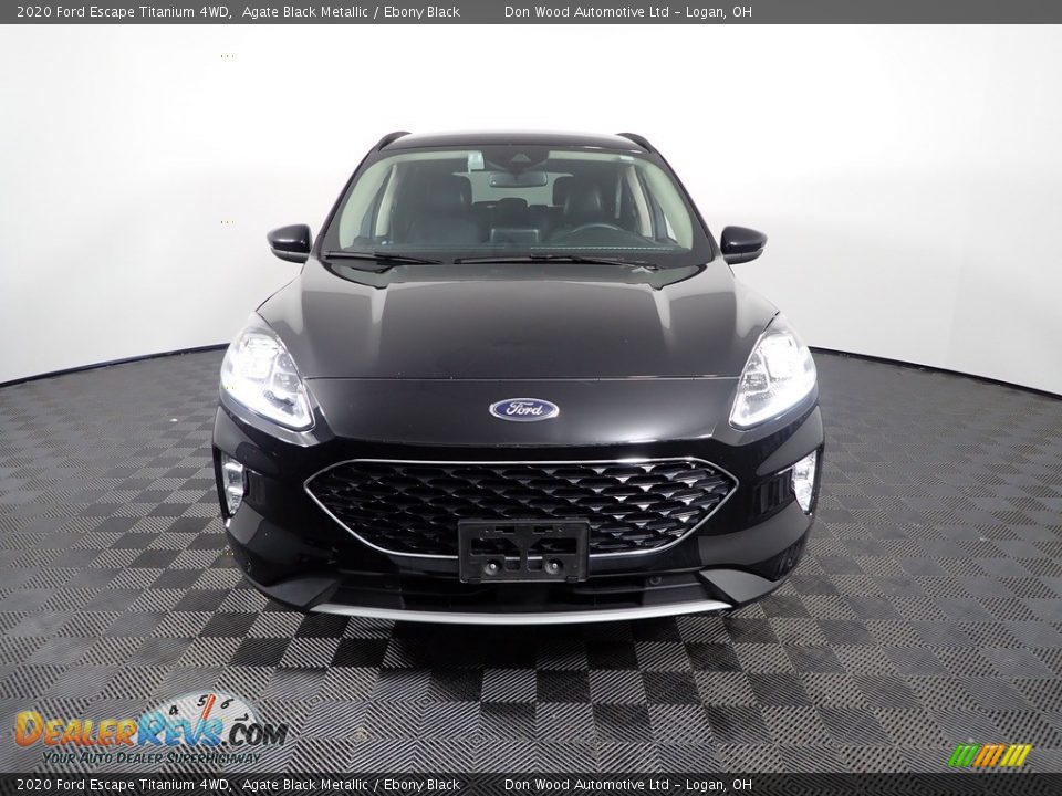 2020 Ford Escape Titanium 4WD Agate Black Metallic / Ebony Black Photo #6