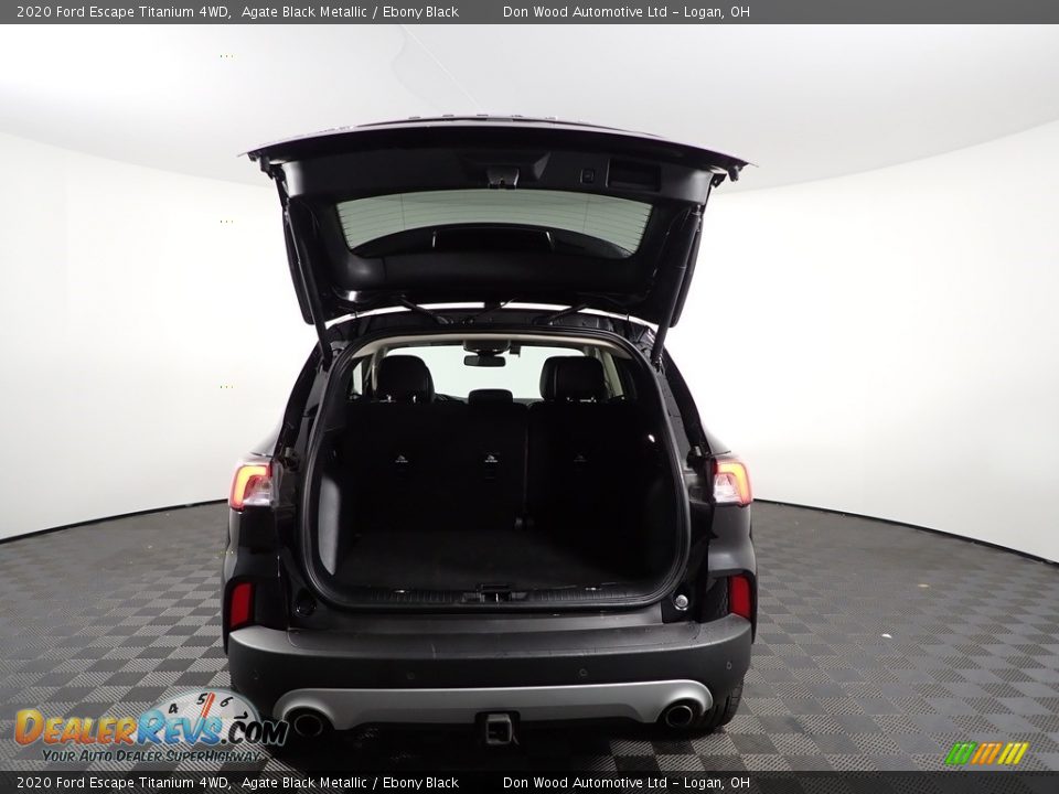 2020 Ford Escape Titanium 4WD Agate Black Metallic / Ebony Black Photo #10
