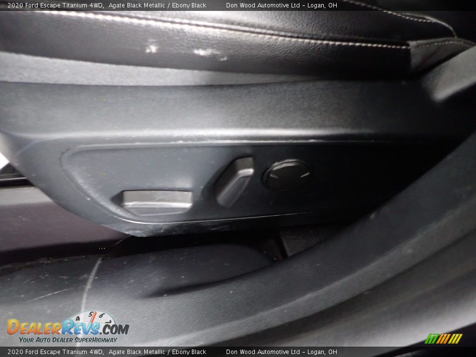 2020 Ford Escape Titanium 4WD Agate Black Metallic / Ebony Black Photo #15