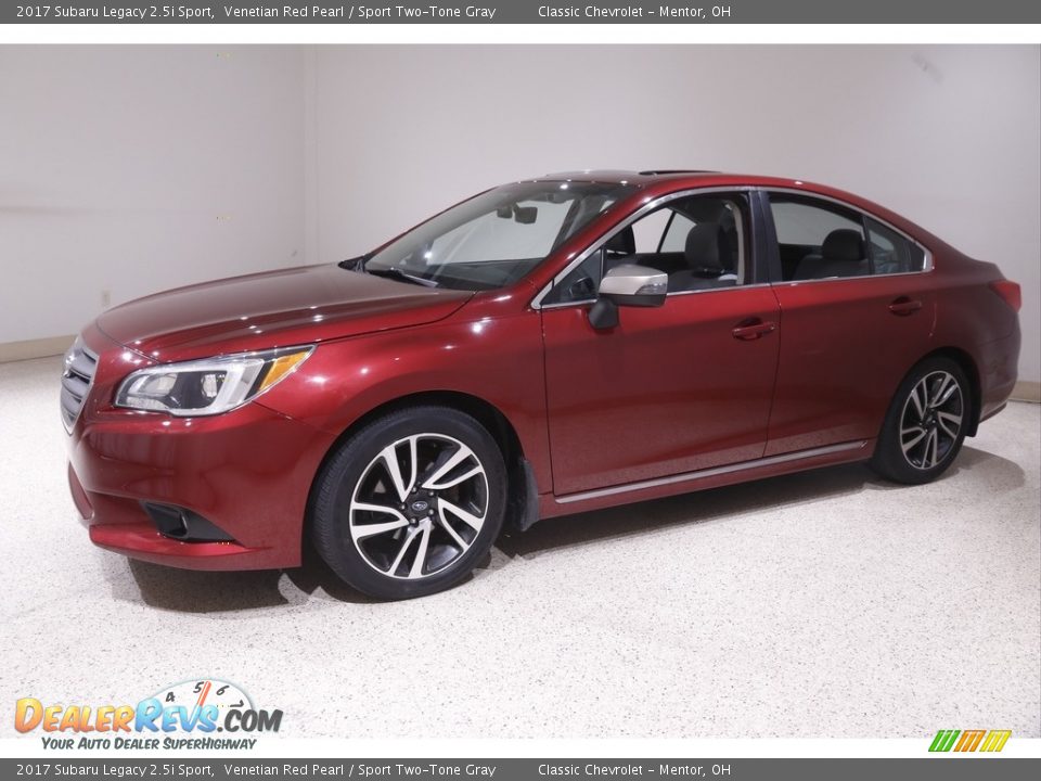 2017 Subaru Legacy 2.5i Sport Venetian Red Pearl / Sport Two-Tone Gray Photo #3