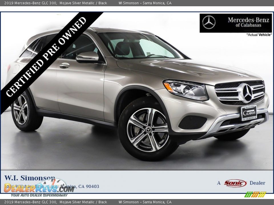 2019 Mercedes-Benz GLC 300 Mojave Silver Metallic / Black Photo #1