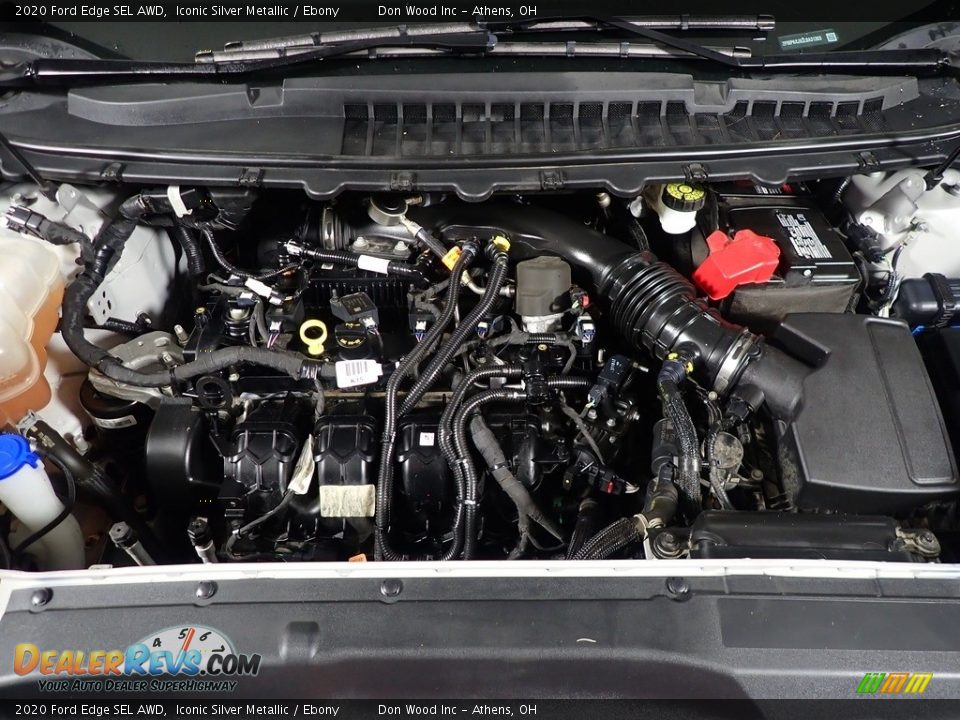 2020 Ford Edge SEL AWD Iconic Silver Metallic / Ebony Photo #6