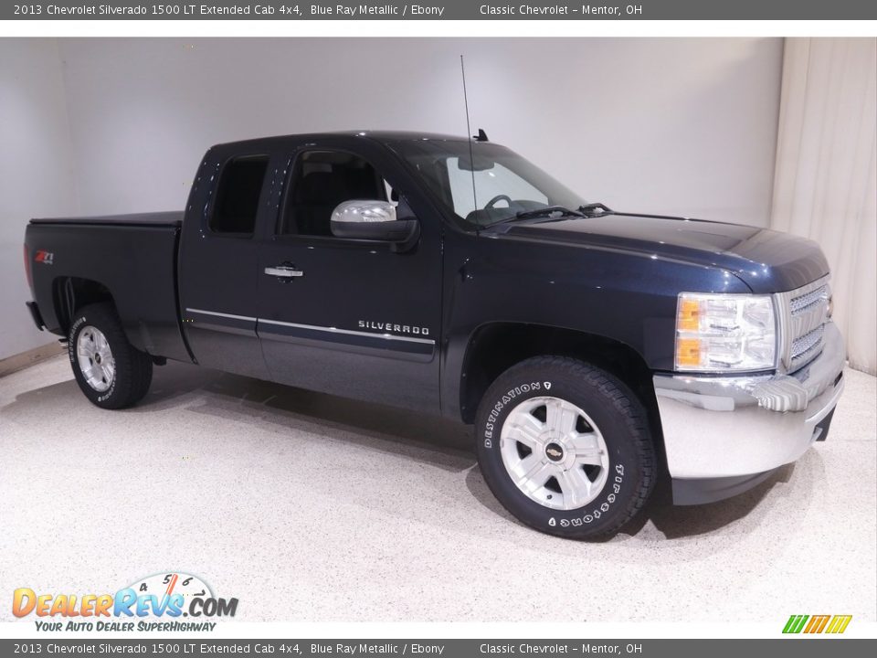 2013 Chevrolet Silverado 1500 LT Extended Cab 4x4 Blue Ray Metallic / Ebony Photo #1