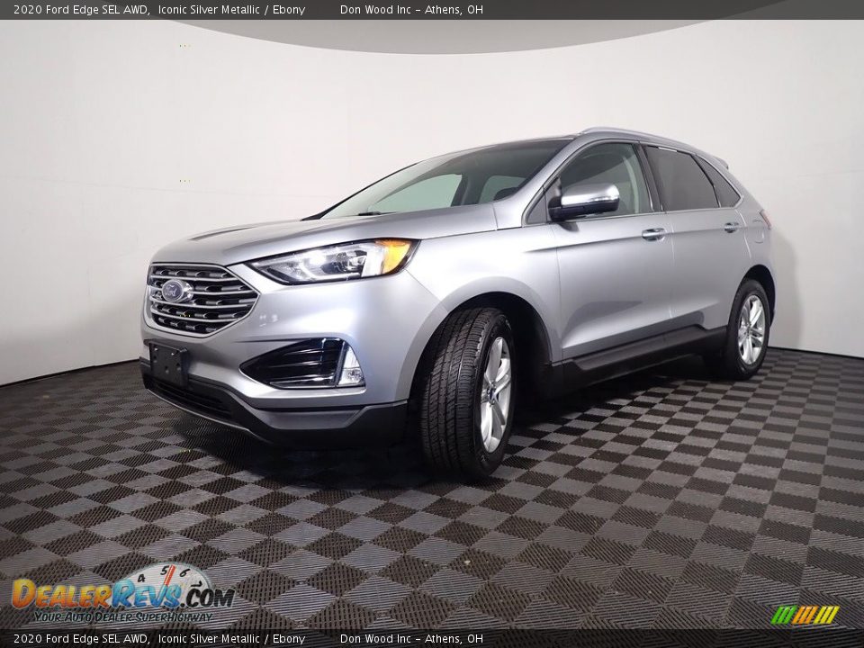2020 Ford Edge SEL AWD Iconic Silver Metallic / Ebony Photo #7