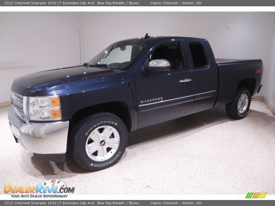 2013 Chevrolet Silverado 1500 LT Extended Cab 4x4 Blue Ray Metallic / Ebony Photo #3