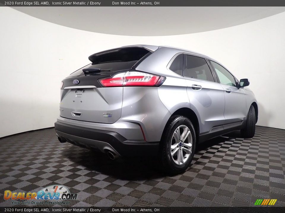 2020 Ford Edge SEL AWD Iconic Silver Metallic / Ebony Photo #14