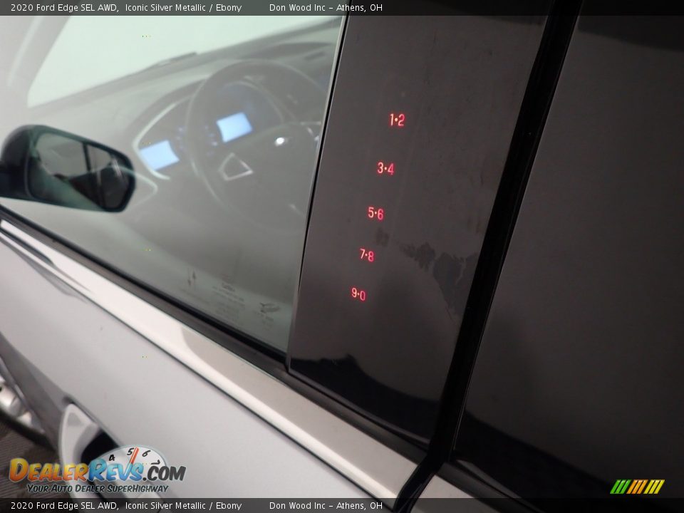 2020 Ford Edge SEL AWD Iconic Silver Metallic / Ebony Photo #16