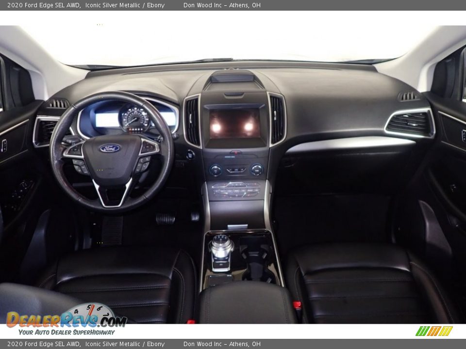 2020 Ford Edge SEL AWD Iconic Silver Metallic / Ebony Photo #21