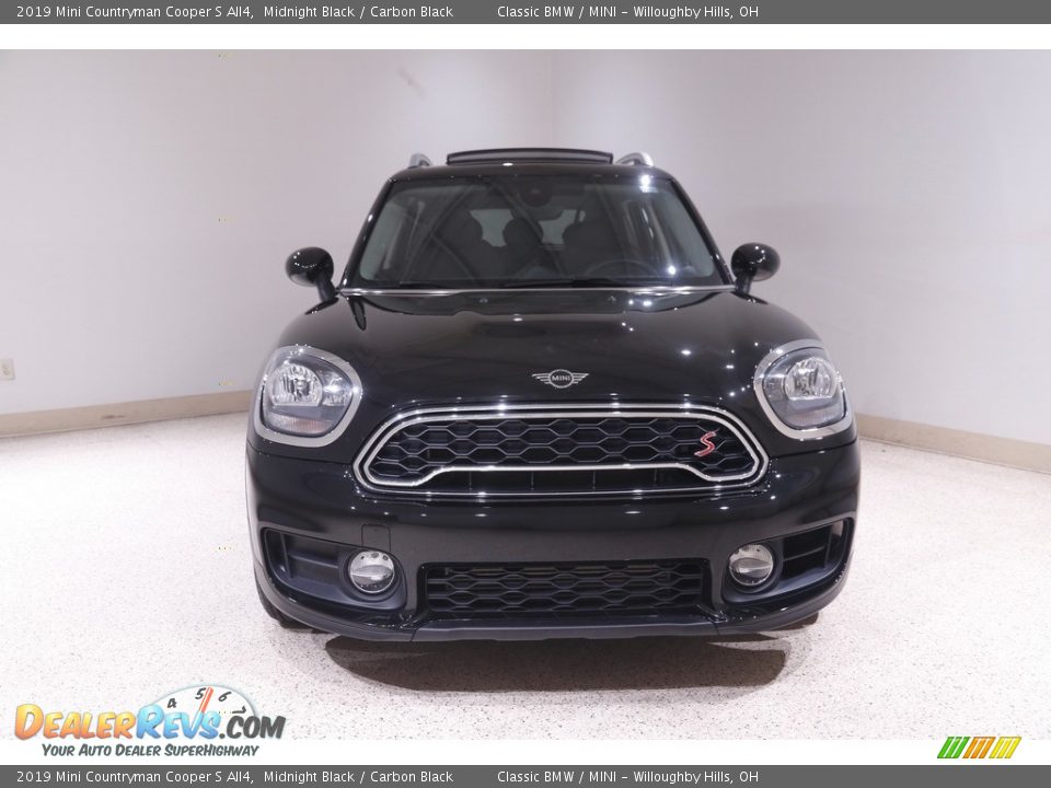 2019 Mini Countryman Cooper S All4 Midnight Black / Carbon Black Photo #2