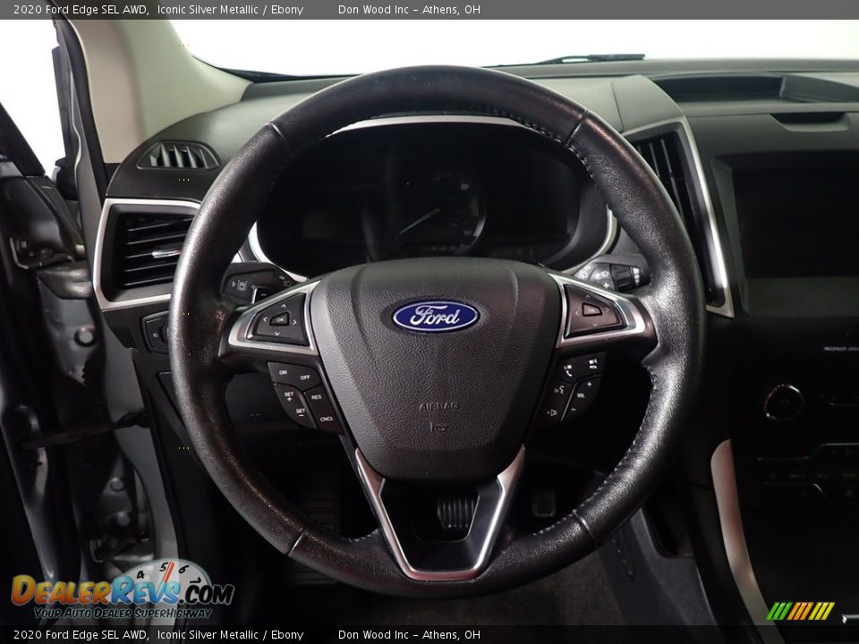 2020 Ford Edge SEL AWD Iconic Silver Metallic / Ebony Photo #24