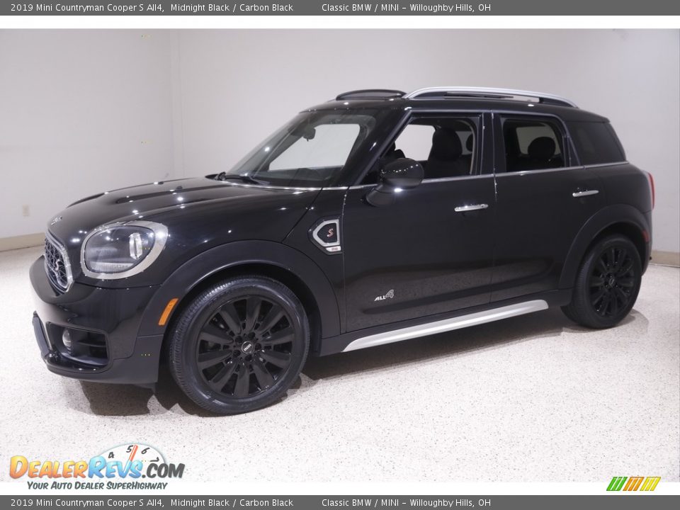 2019 Mini Countryman Cooper S All4 Midnight Black / Carbon Black Photo #3