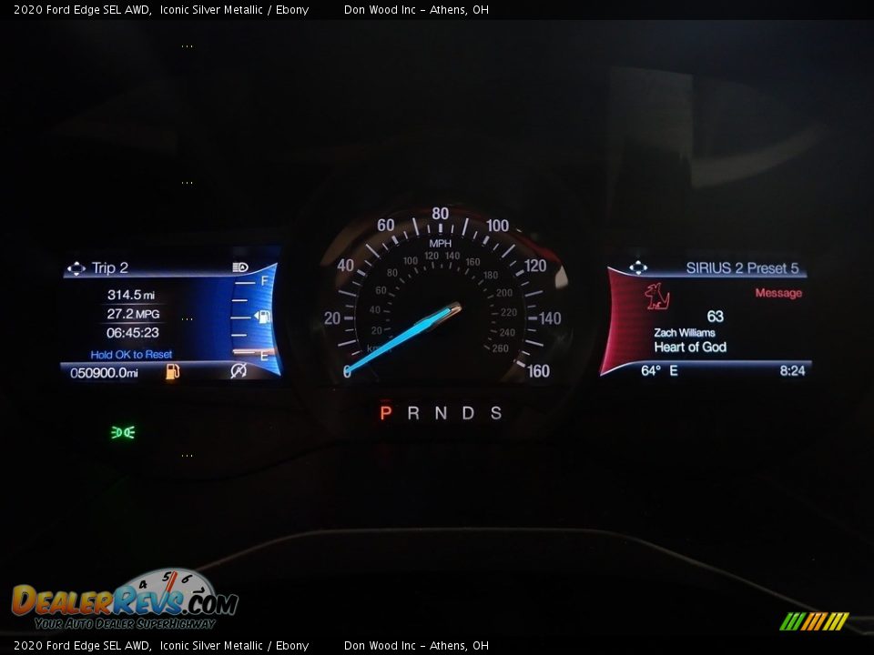 2020 Ford Edge SEL AWD Iconic Silver Metallic / Ebony Photo #25