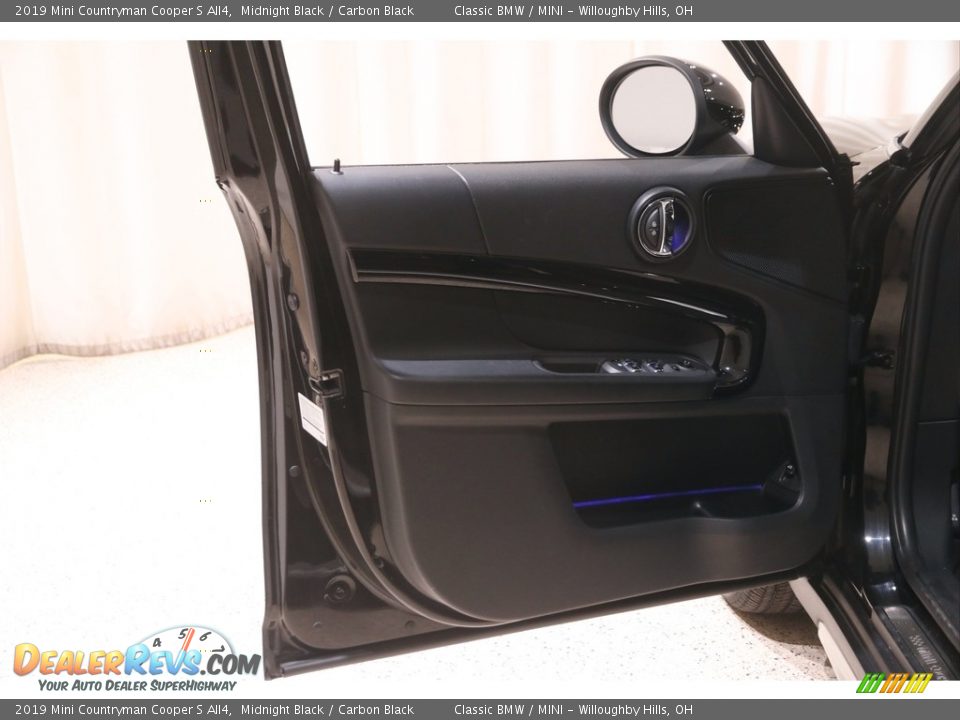 2019 Mini Countryman Cooper S All4 Midnight Black / Carbon Black Photo #4