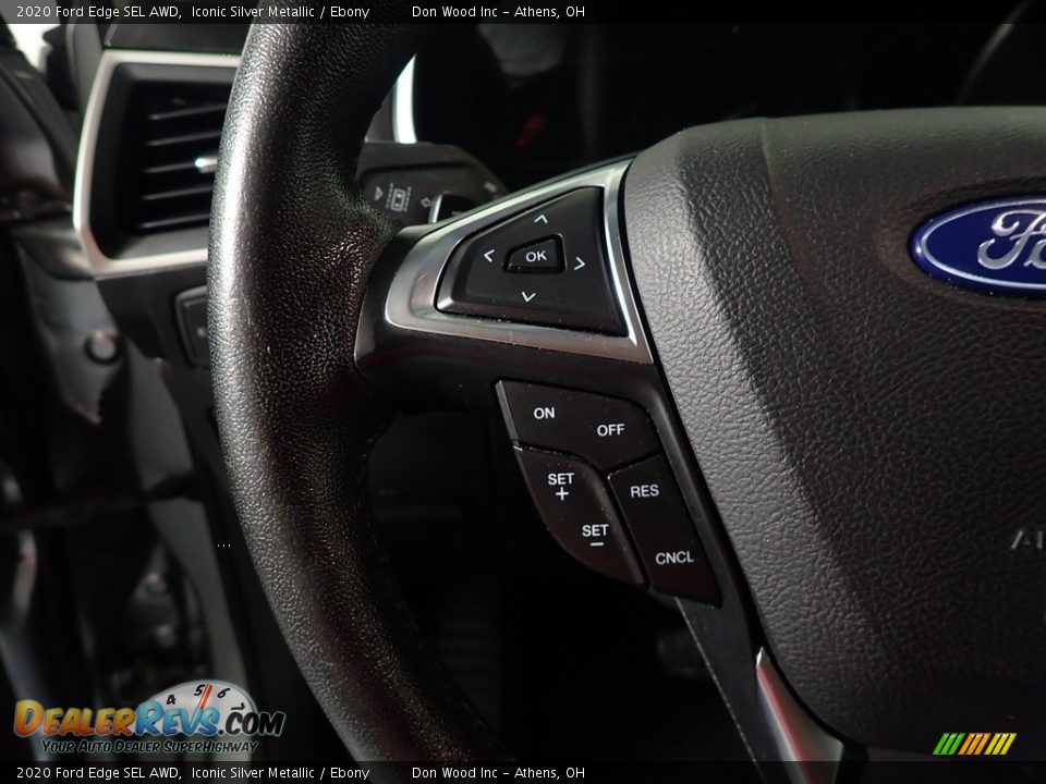 2020 Ford Edge SEL AWD Iconic Silver Metallic / Ebony Photo #26