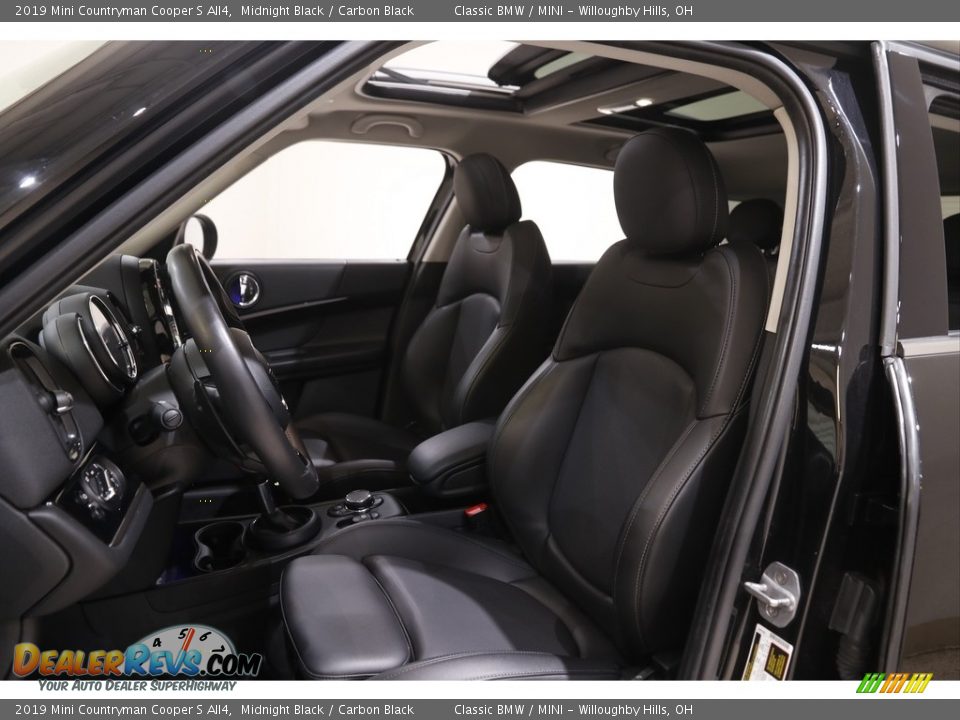 2019 Mini Countryman Cooper S All4 Midnight Black / Carbon Black Photo #5