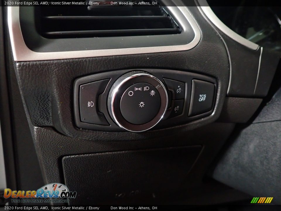 2020 Ford Edge SEL AWD Iconic Silver Metallic / Ebony Photo #28