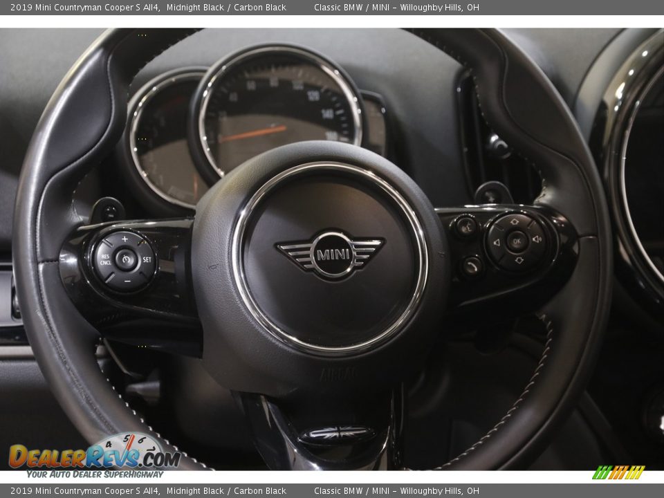 2019 Mini Countryman Cooper S All4 Midnight Black / Carbon Black Photo #7