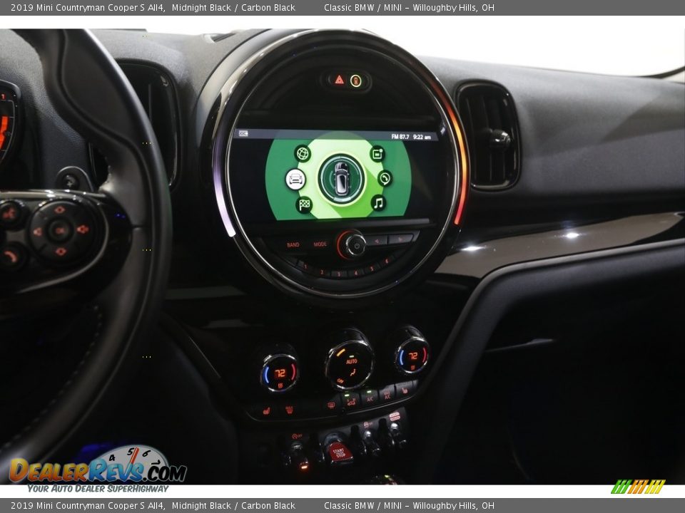 2019 Mini Countryman Cooper S All4 Midnight Black / Carbon Black Photo #9