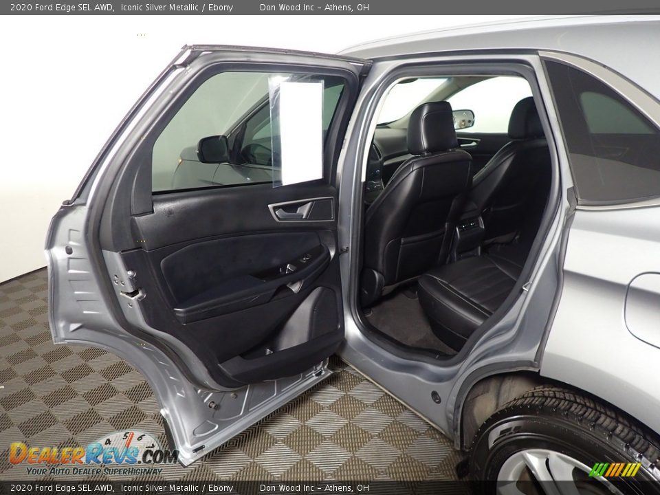 2020 Ford Edge SEL AWD Iconic Silver Metallic / Ebony Photo #31