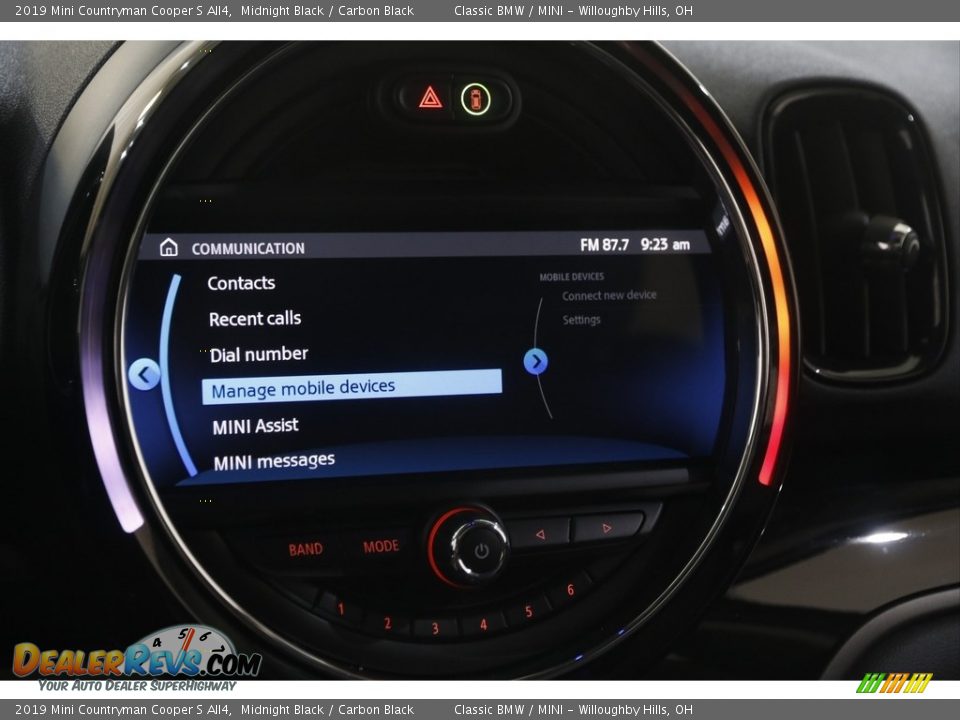 2019 Mini Countryman Cooper S All4 Midnight Black / Carbon Black Photo #12