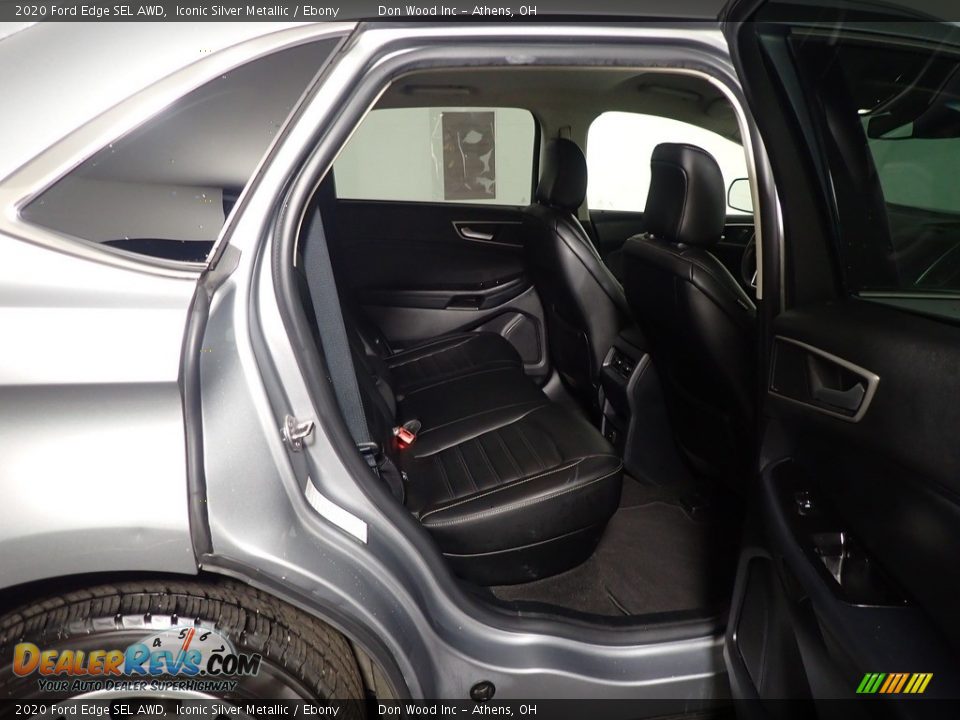 2020 Ford Edge SEL AWD Iconic Silver Metallic / Ebony Photo #34