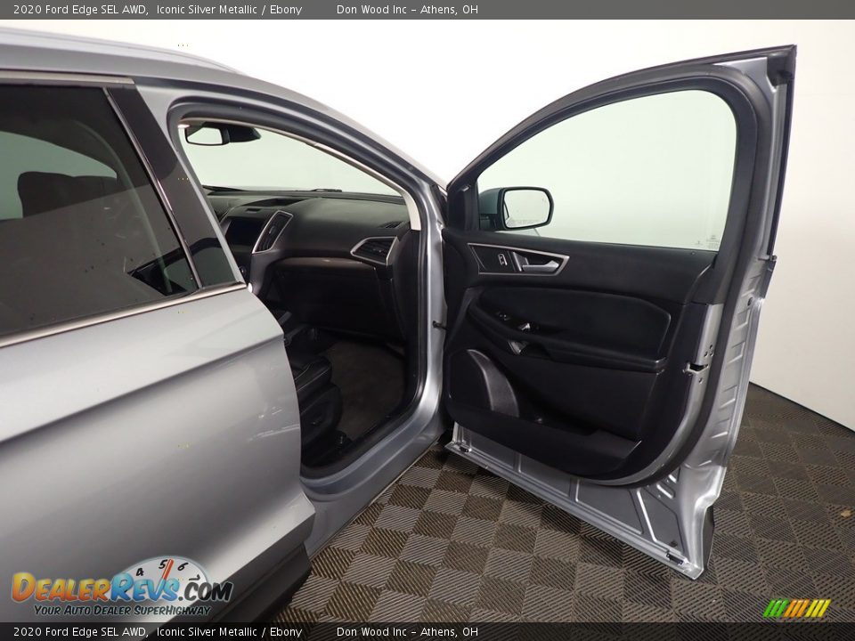 2020 Ford Edge SEL AWD Iconic Silver Metallic / Ebony Photo #35