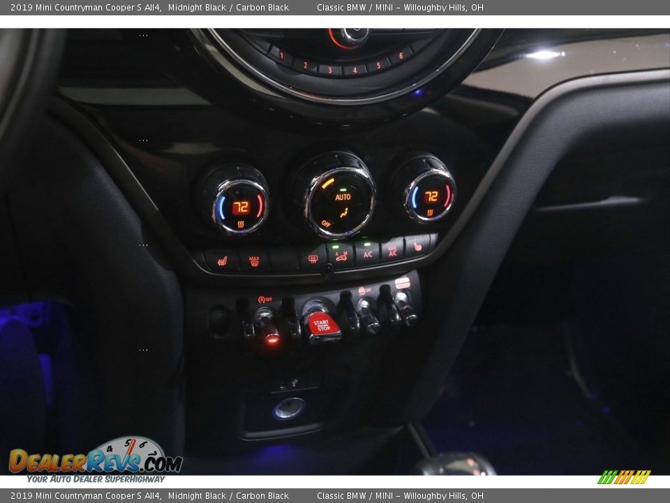 2019 Mini Countryman Cooper S All4 Midnight Black / Carbon Black Photo #14