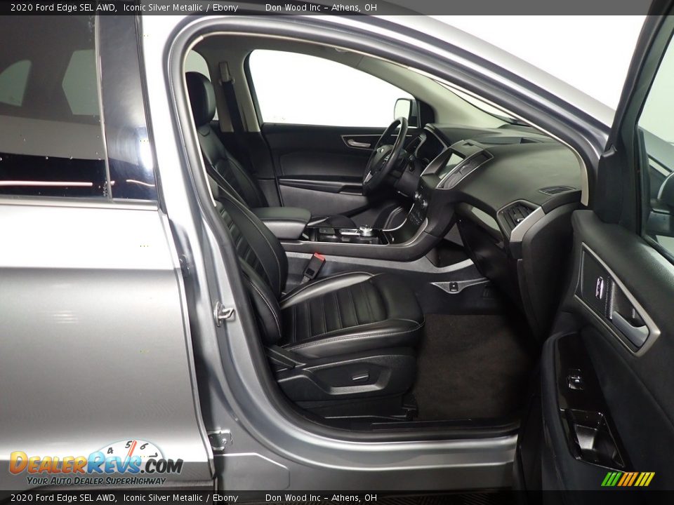 2020 Ford Edge SEL AWD Iconic Silver Metallic / Ebony Photo #36