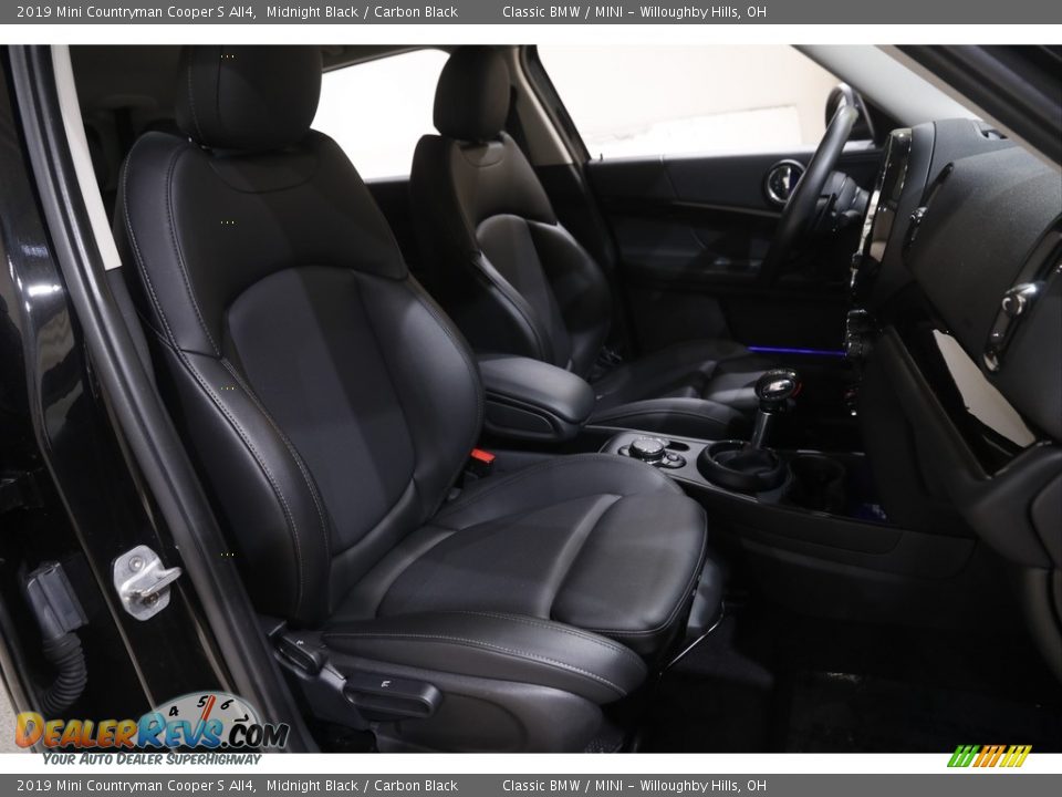 2019 Mini Countryman Cooper S All4 Midnight Black / Carbon Black Photo #17