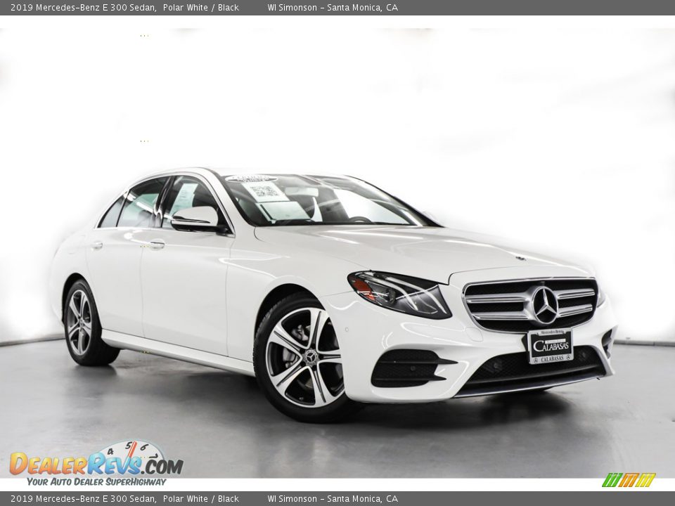 2019 Mercedes-Benz E 300 Sedan Polar White / Black Photo #2