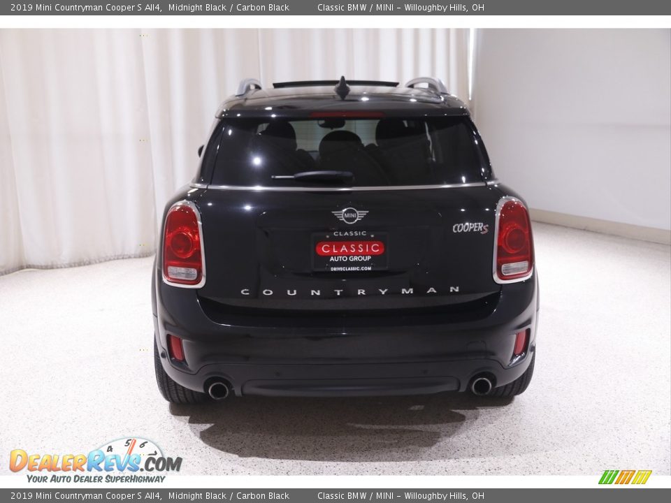 2019 Mini Countryman Cooper S All4 Midnight Black / Carbon Black Photo #20