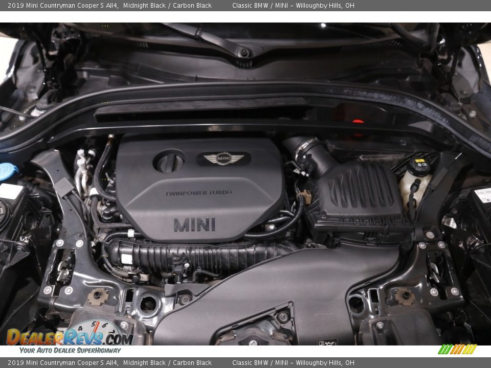 2019 Mini Countryman Cooper S All4 Midnight Black / Carbon Black Photo #21