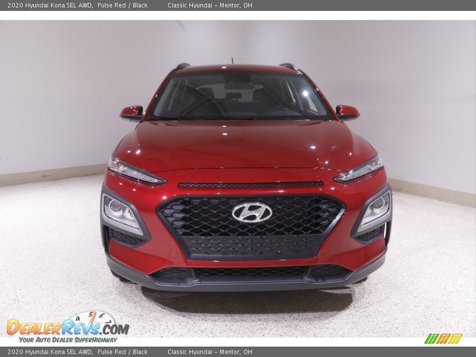 2020 Hyundai Kona SEL AWD Pulse Red / Black Photo #2