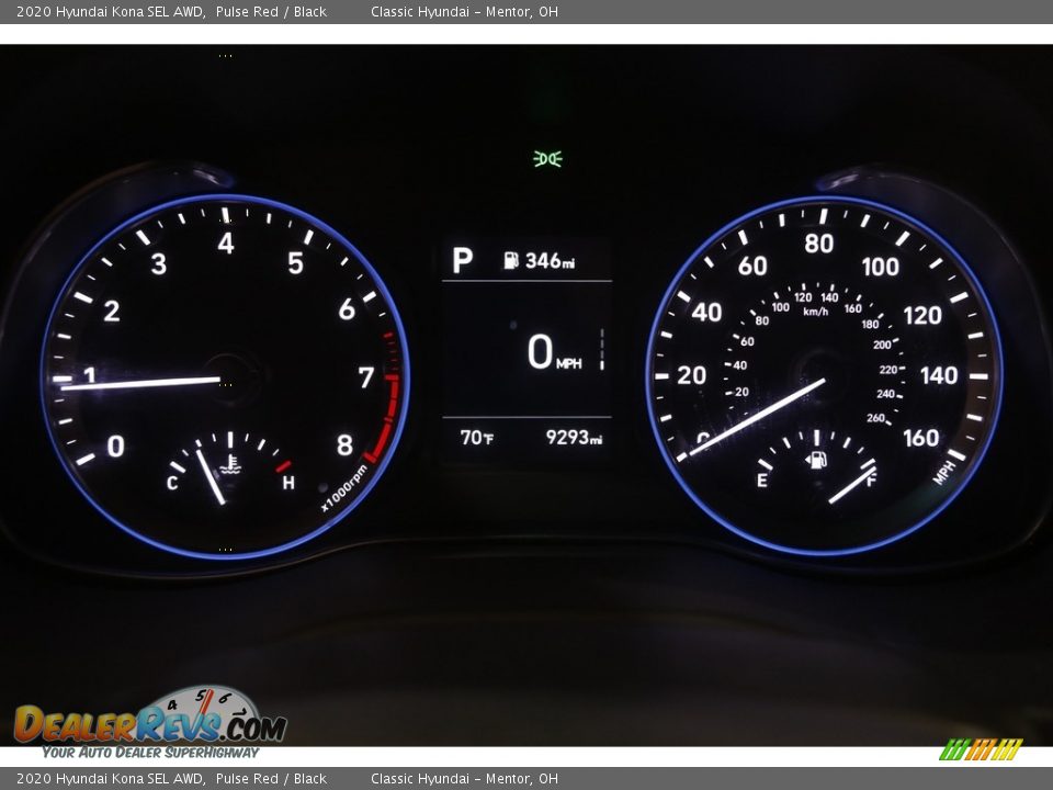 2020 Hyundai Kona SEL AWD Pulse Red / Black Photo #8