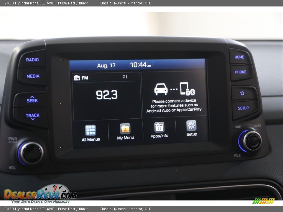 2020 Hyundai Kona SEL AWD Pulse Red / Black Photo #10