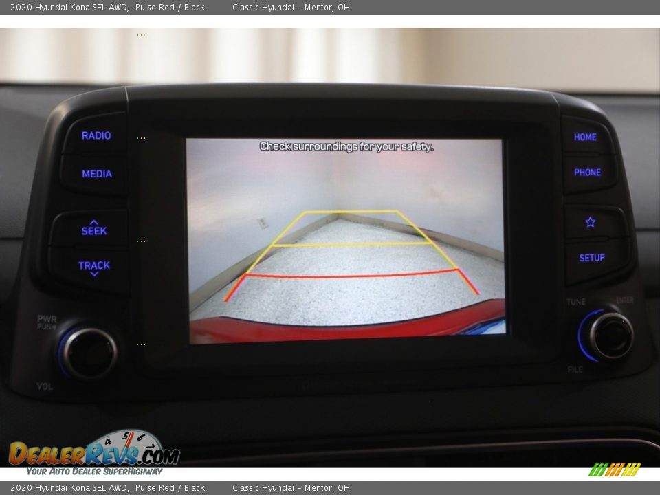 2020 Hyundai Kona SEL AWD Pulse Red / Black Photo #11