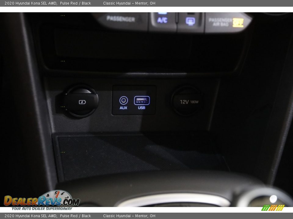 2020 Hyundai Kona SEL AWD Pulse Red / Black Photo #12